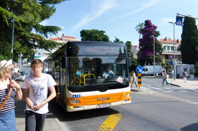 ドゥブロヴニクのバス