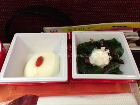 JAL成田-ヘルシンキ線エコノミー機内食