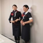 2013年JAL見学会その7-JALグループの新しい制服